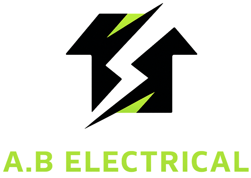 a b electrical logo